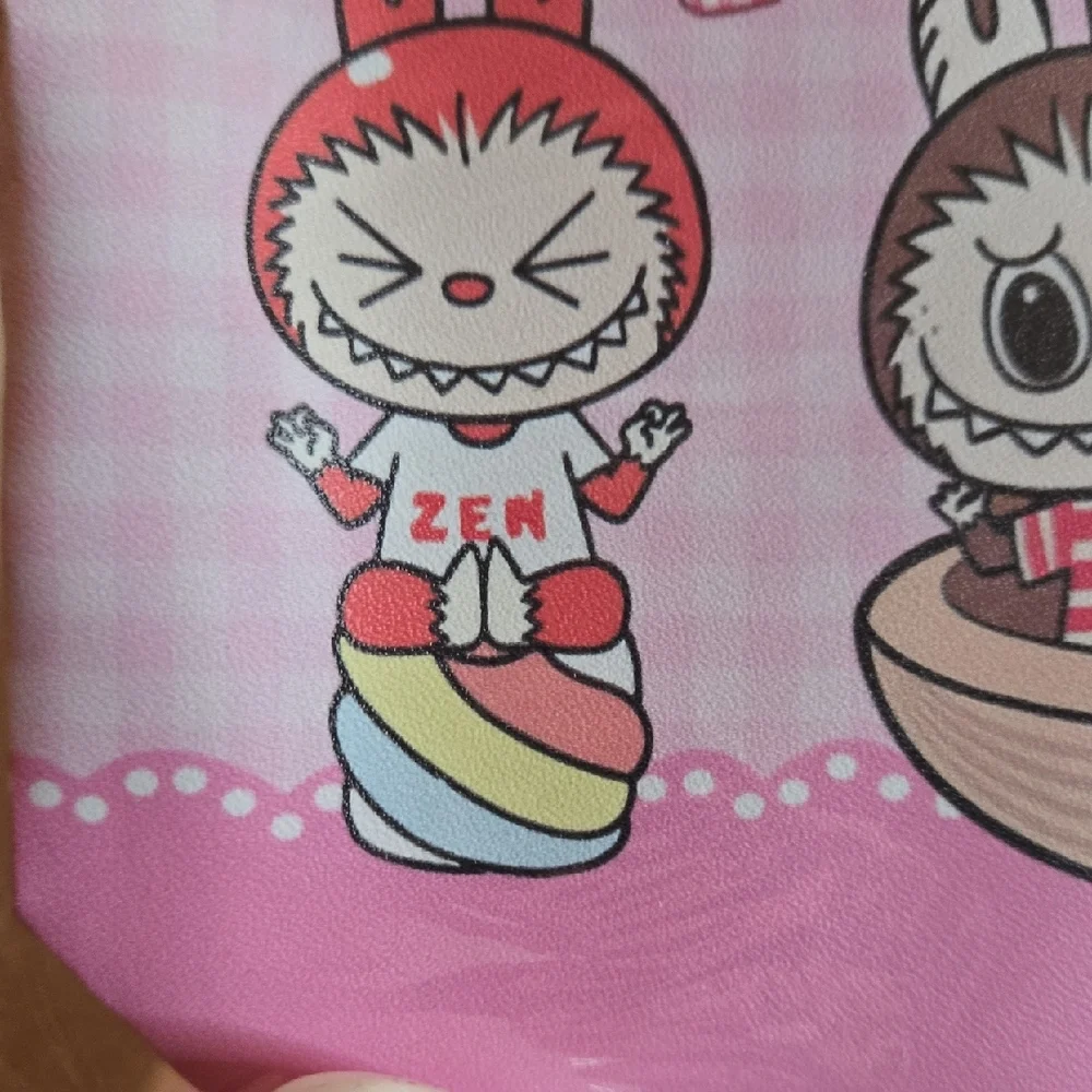 Pink Kids Labubu Inspired  Pouch - Picture 3 of 7